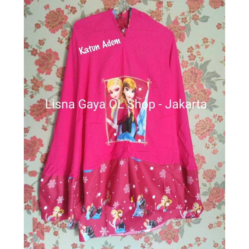 PROMO       Mukena Anak Frozen HQ Size XL ( 8 s/d 13 thn )