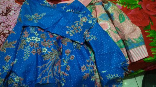 Blus Melati Lonceng Warna Blus Batik Cewek Blouse Batik Wanita Seragam Batik Kerja Batik Mosern Solo
