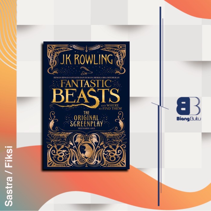 Jual Buku Fantastic Beast And Where To Find Them - Skenario Asli JK ...