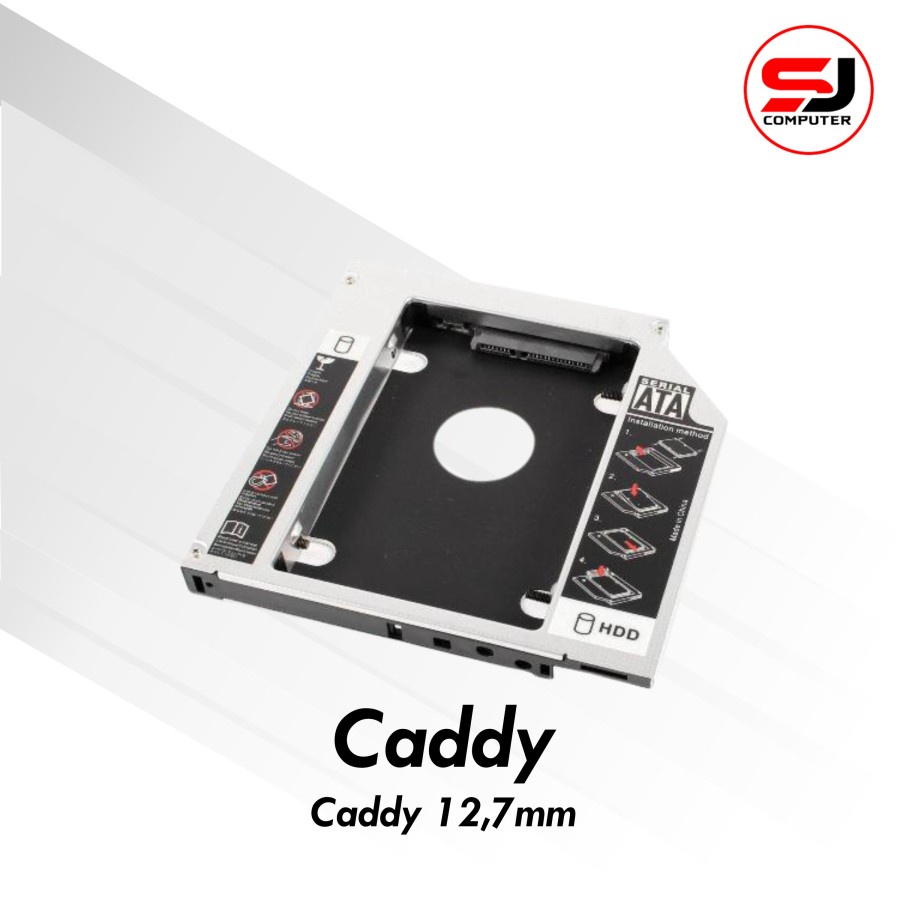 HDD Caddy 12.7mm Slim Case SSD SATA TO SATA