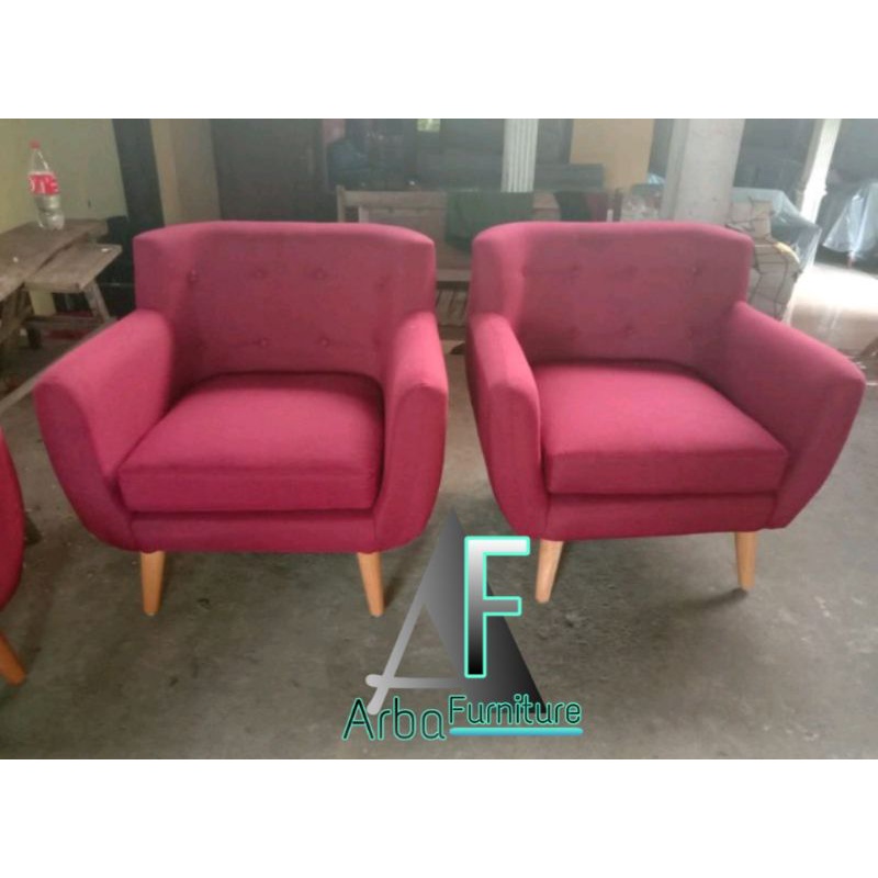 Sofa Minimalis/ Sofa Tamu / Sofa Retro