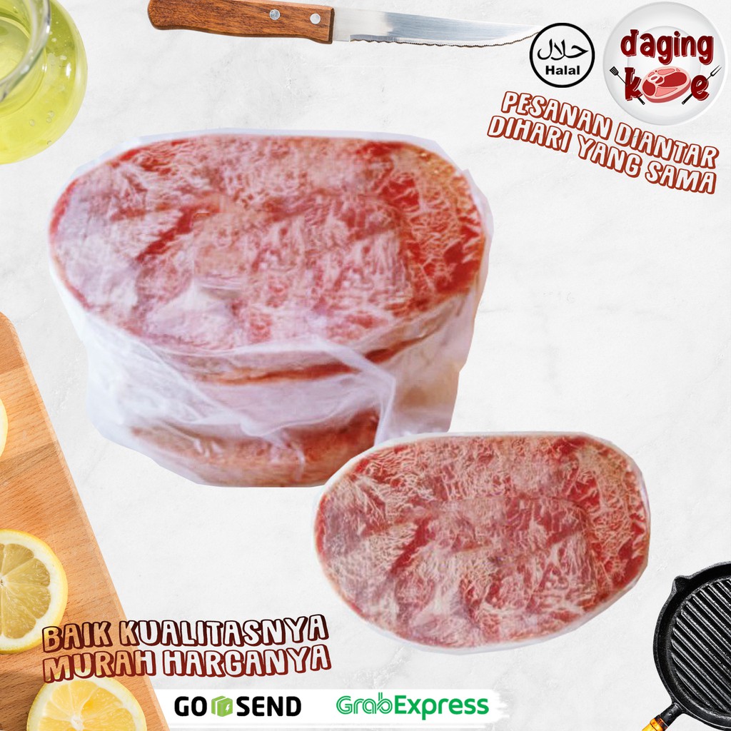 

Daging Sapi Sirloin Round Import Premium 1 kg daging beku frozen food DK204
