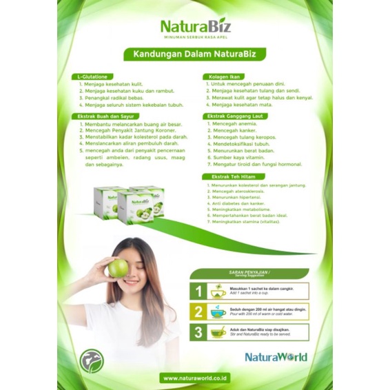 

NATURABIZ (SERBUK NUTRISI RASA APEL)