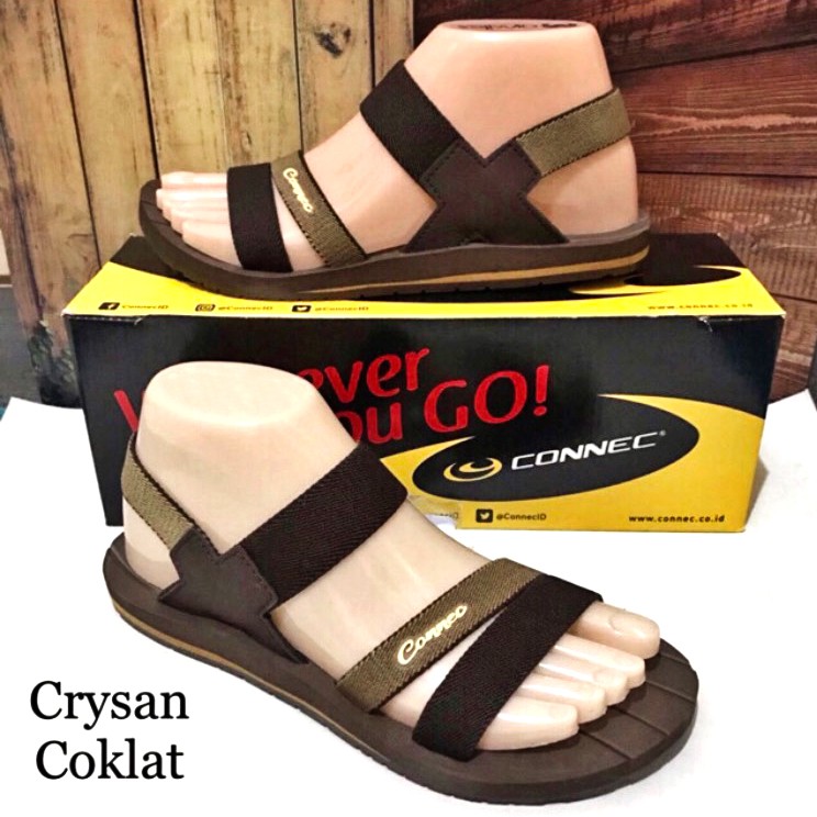 PROMO SANDAL CEWEK CONNEC CRYSAN