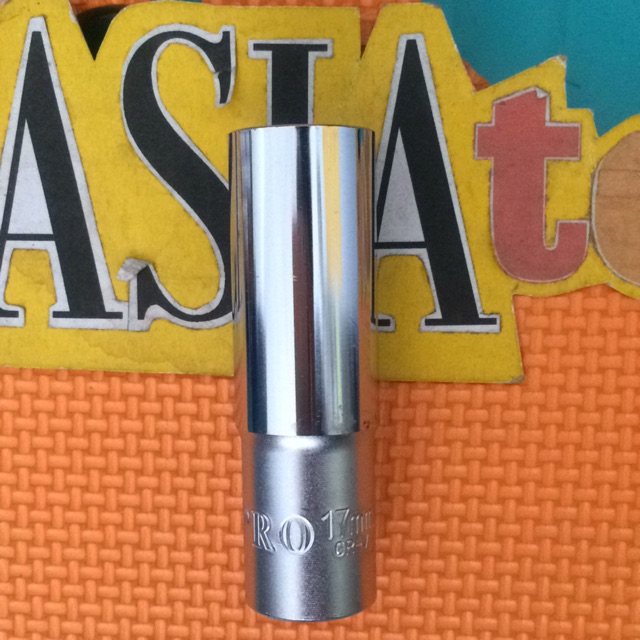 (WIPRO) Kunci Sock Panjang 17mm 6pt 1/2" (sok LONG)