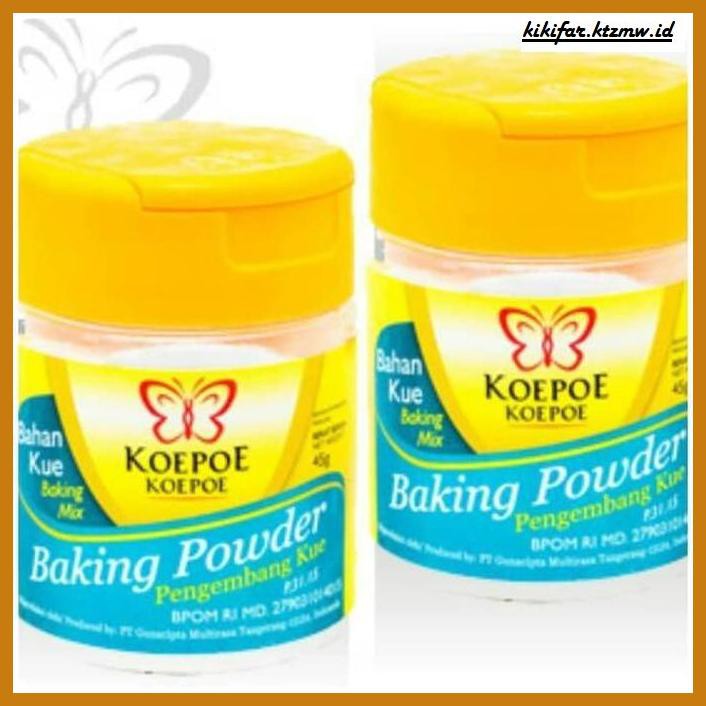 

Redwop-Gnikab- Baking Powder Koepoe Koepoe 45Gram -Hallall.