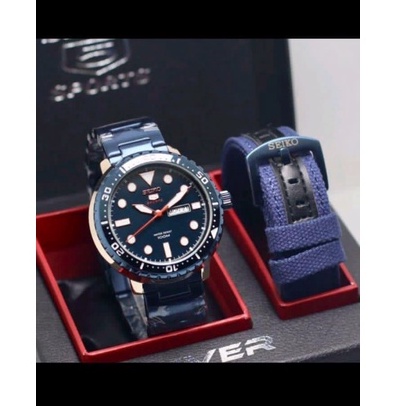 Jam Tangan Pria K41151Z Tali Rantai Tanggal Aktif Free Box Tali Kanvas &amp; Baterai