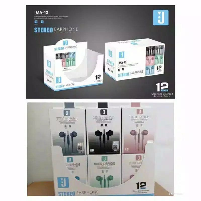 Handsfree Eaprhone JBL Macaron MA-12 With Mic