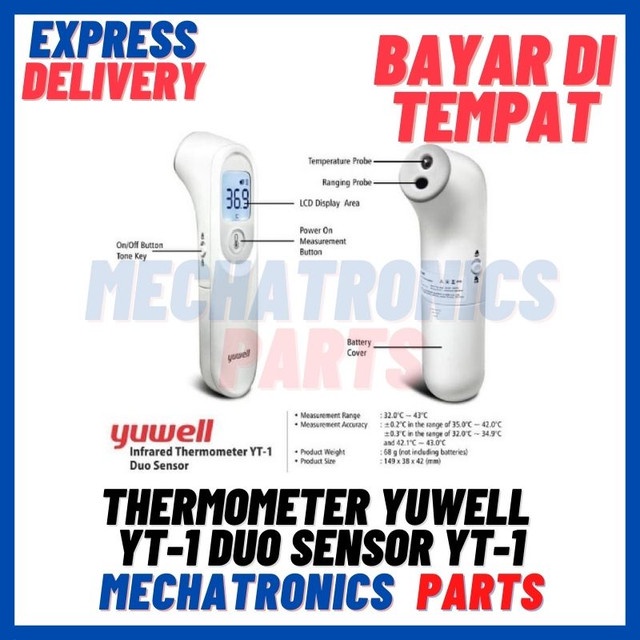 [HDE-9003] THERMOMETER YUWELL YT-1 DUO SENSOR YT-1