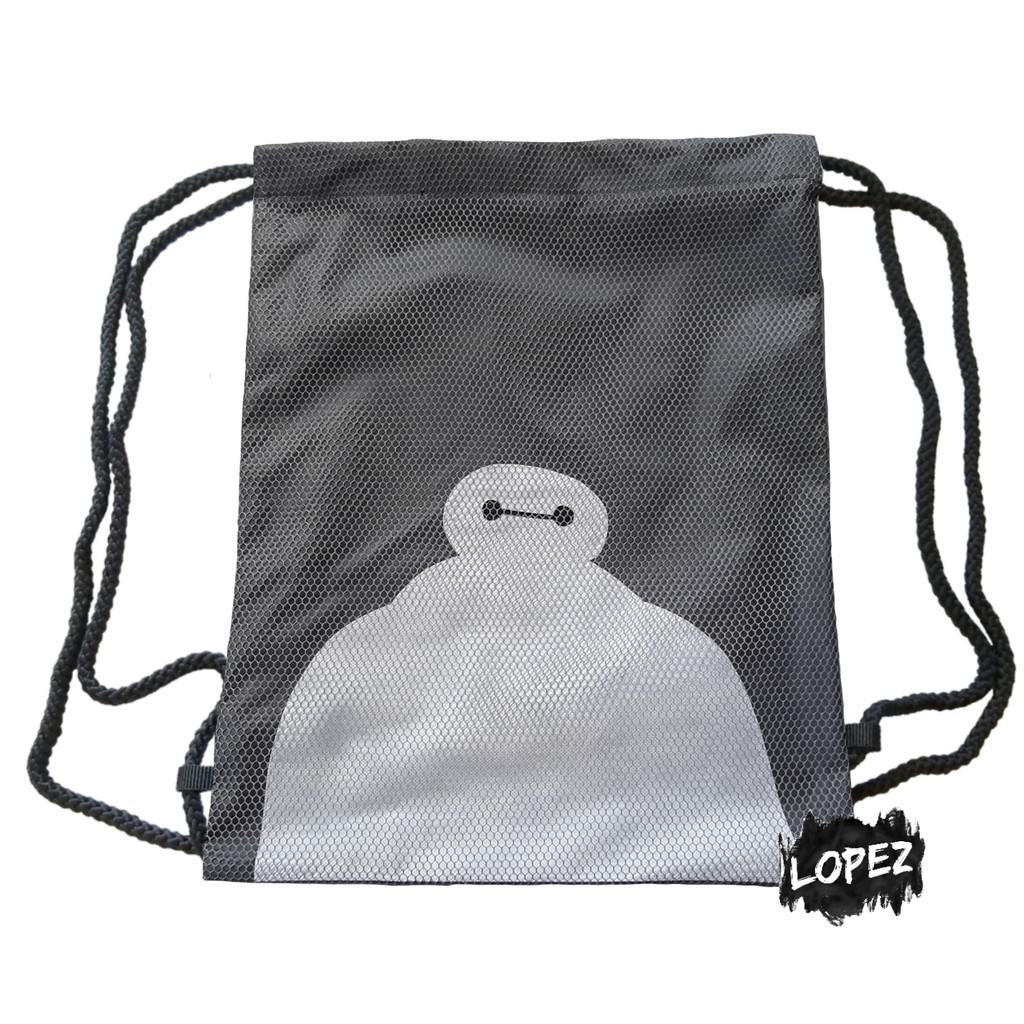 Tas Jaring Baymax / Tas Ransel Baymax / String Bag Baymax Lopez