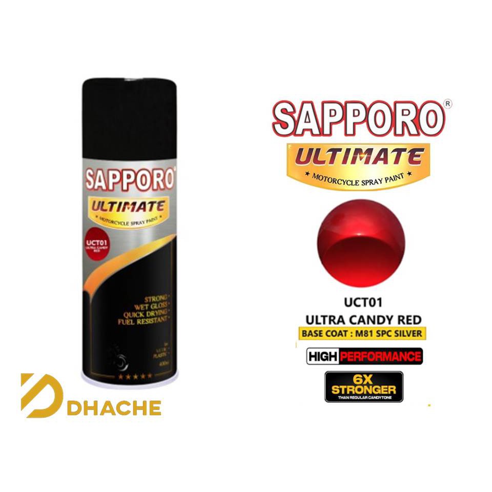 Sapporo Ultimate UCT01 Ultra Candy Red / Sapporo Spray / KENDI RED/KENDI MERAH