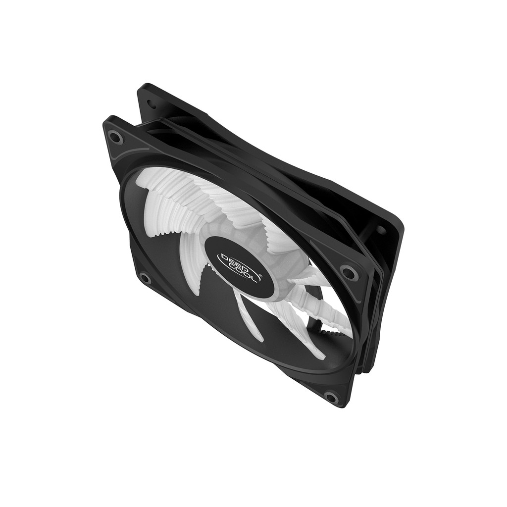 DeepCool RF 120W Single LED Fan Case - White / Putih [GS]