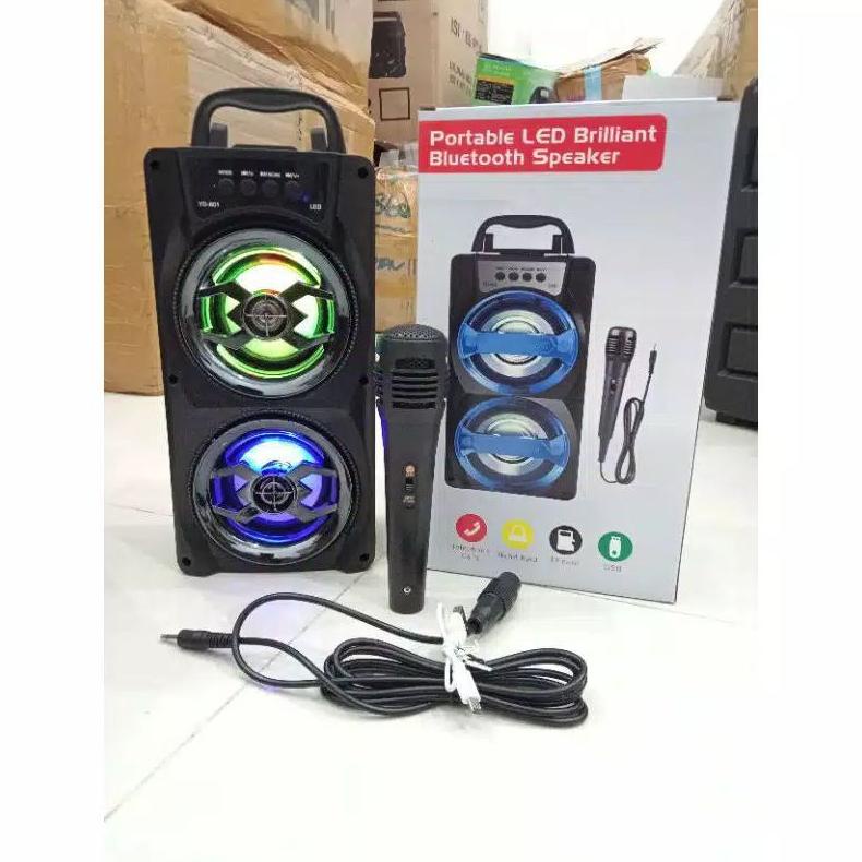 Speaker Bluetooth Salon Aktif Yd-801/Yd-802 Free Mic//Speaker Protable Termurah