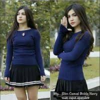 Bolda PANJANG - Sweater Casual Wanita - Sweater Rajut Wanita- Baju Rajut Korea  - Supplier Rajut