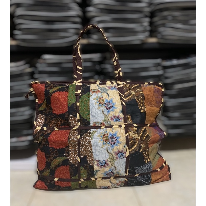 Tas belanja/tas laundry jumbo batik perca