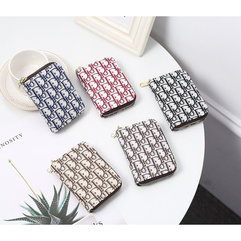 DS DP07 Dompet Kartu Resleting Dompet Mini Wanita Import Korea Fashion Murah