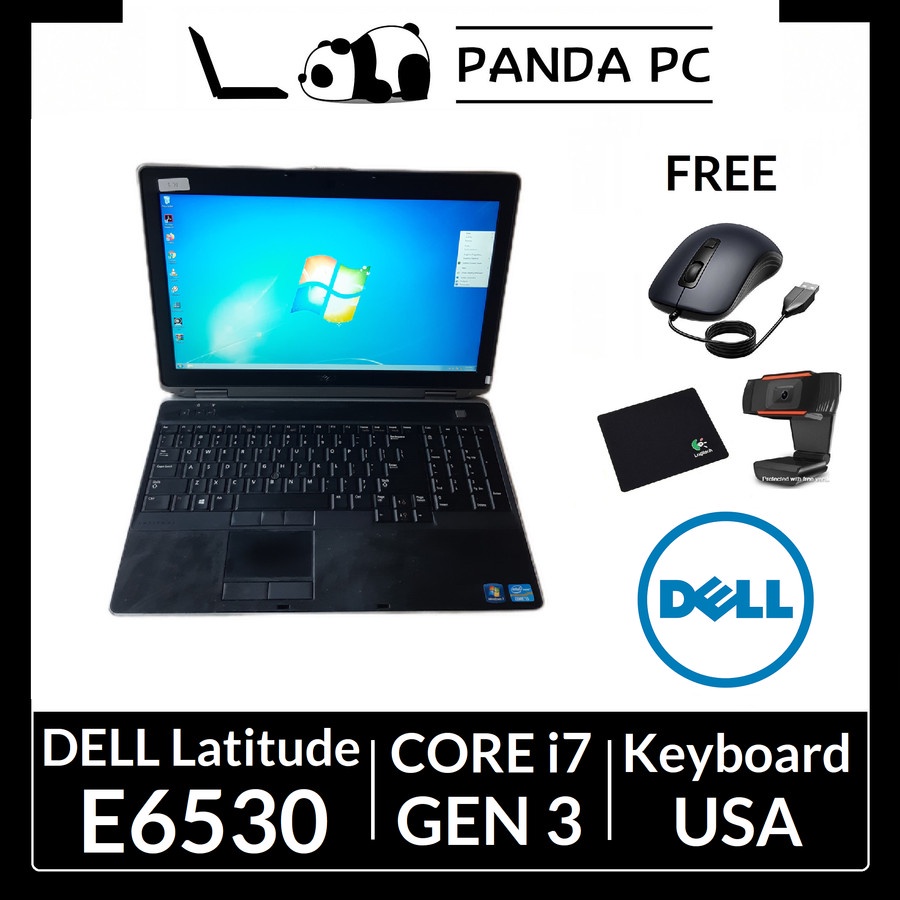 Dell Latitude E6530 Core i7 Gen 3 No Camera - Laptop Second 6530 CI7