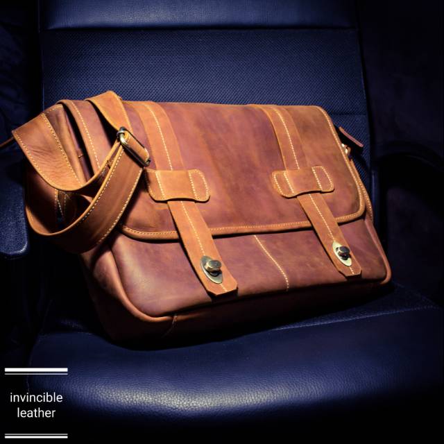 Messenger Bag | Tas Pria Kulit | Tas Slempang Pria Kulit | Tas Laptop Kulit | Tas Slempang Kulit