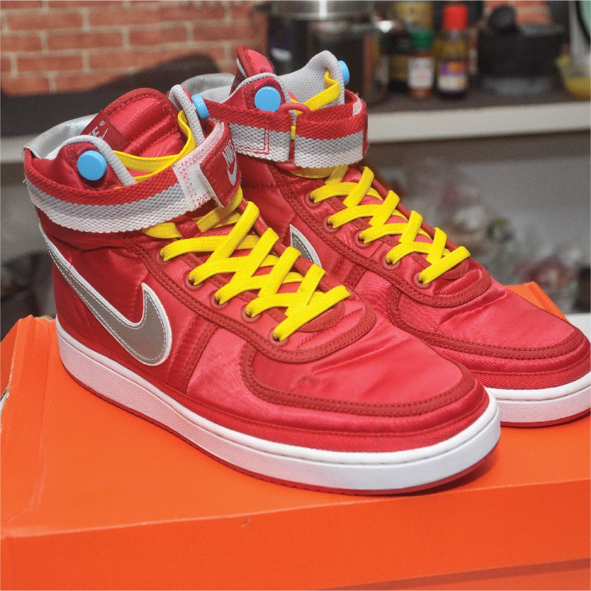 Nike Vandal High Supreme University Red Metallic Silver