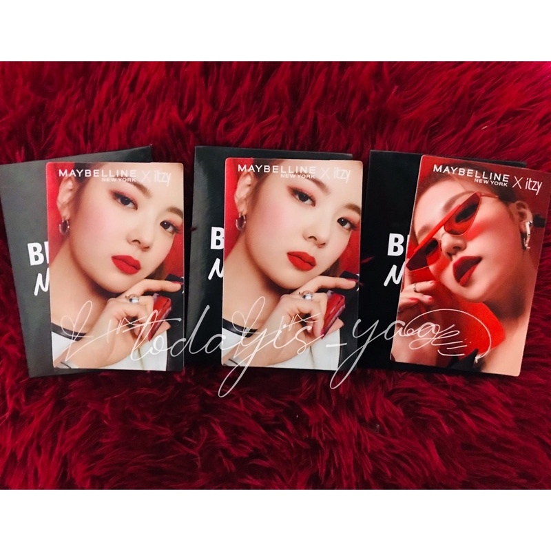 pc yeji lia maybelline x itzy
