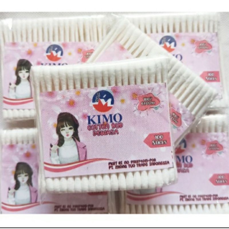 Jual COTTON BUD KIMO (100 Pcs) Cotton Bud Baby / Cotton Anak Cutton