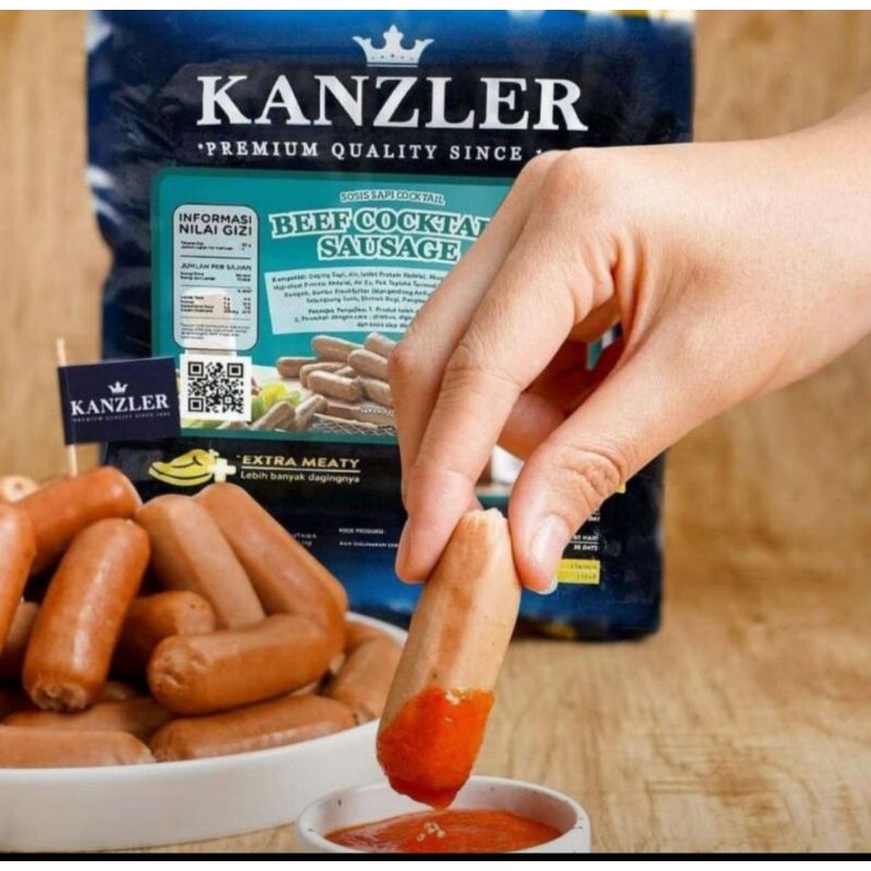 

Kanzler Sosis Beef Cocktail 500g