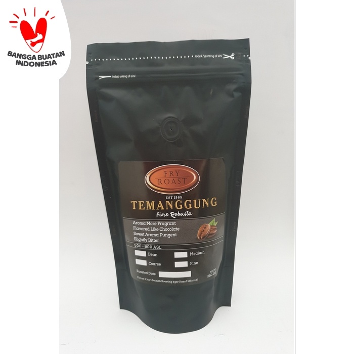 

(BISA COD) KOPI FINE ROBUSTA TEMANGGUNG 250 GRAM (BIJI/BUBUK) - BIJI