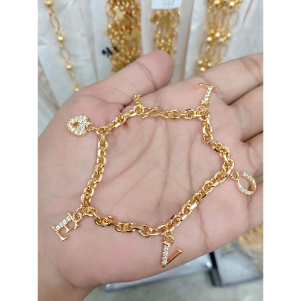 GELANG TANGAN BERLAPIS EMAS L043