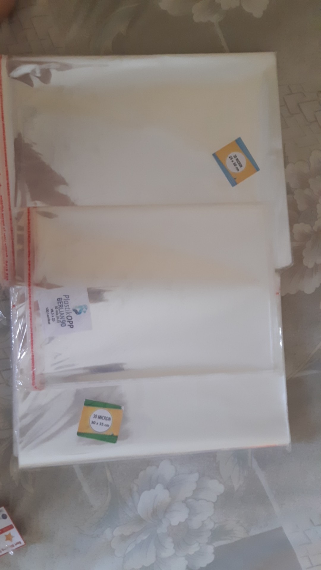 Plastik Opp Tebal 25 X 30 Cm 30 Micron (0,5) Plastik Kemasan Baju Anak Isi 100 Lembar