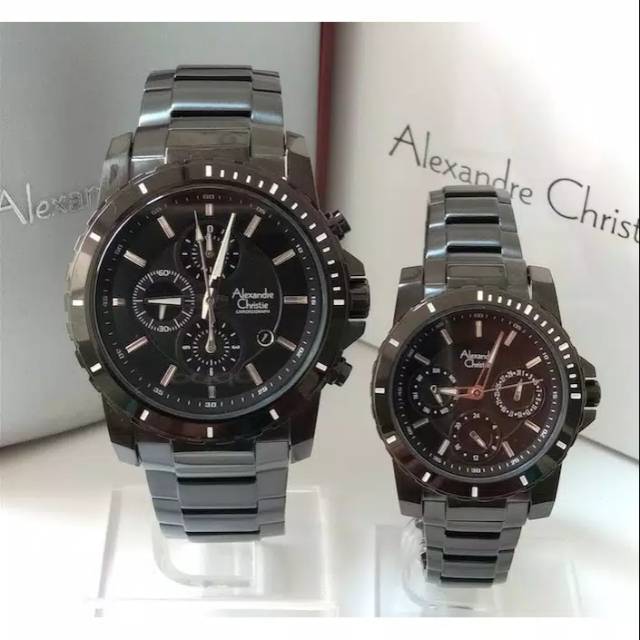 Alexandre Christie AC 6141 Full Black Couple Edition