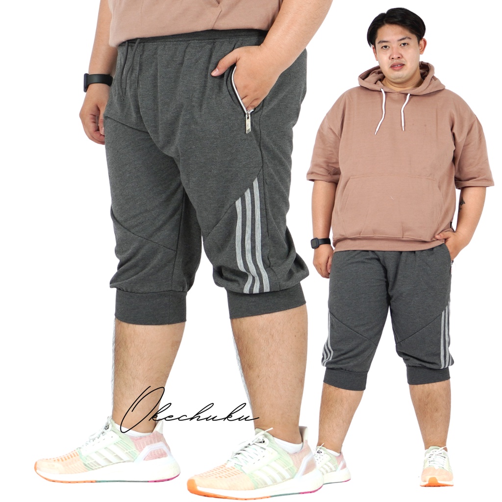 OKECHUKU Steve Jumbo Celana Big Size Celana Pendek Bigsize Celana Pria Celana Pendek Pria Big Size