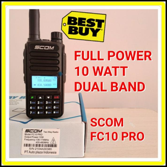 Ht Scom Fc10 Pro Ht Full Power 10 Watt Dual Band