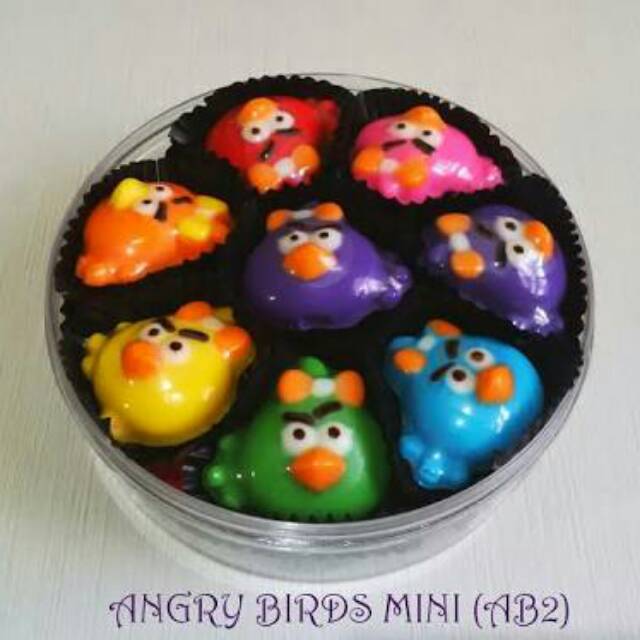 

Cokelat karakter angry bird