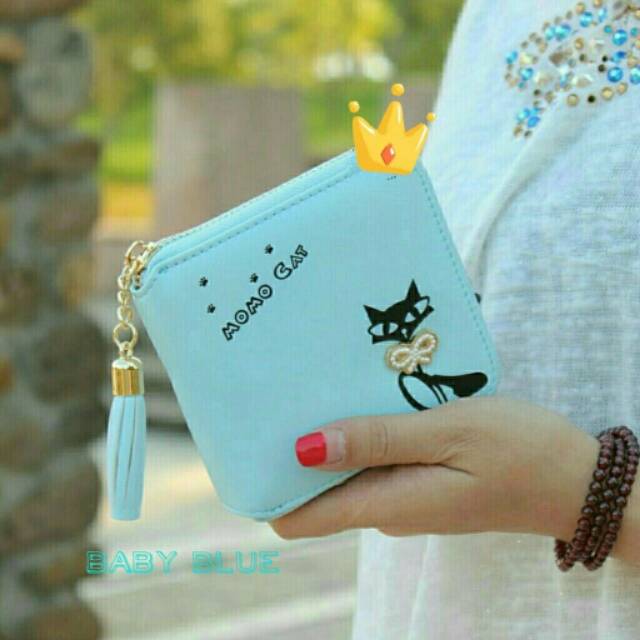 Dompet momo cat fashion wanita/dompet lipat murah meriah