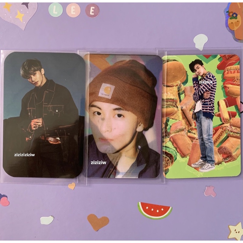 photocard pc mark lee mark nct resonance lenticular jaemin ar clip
