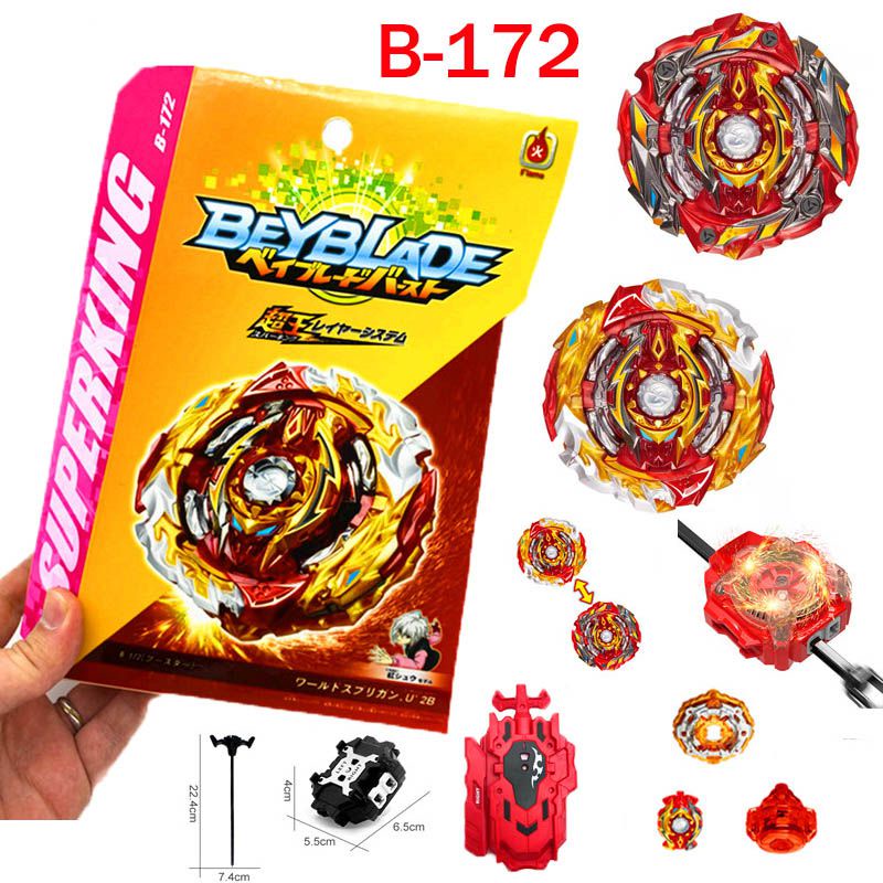 Beyblade Superking Burst Sparking Launcher B172Dunia 2B Setangkaigan Menyatu