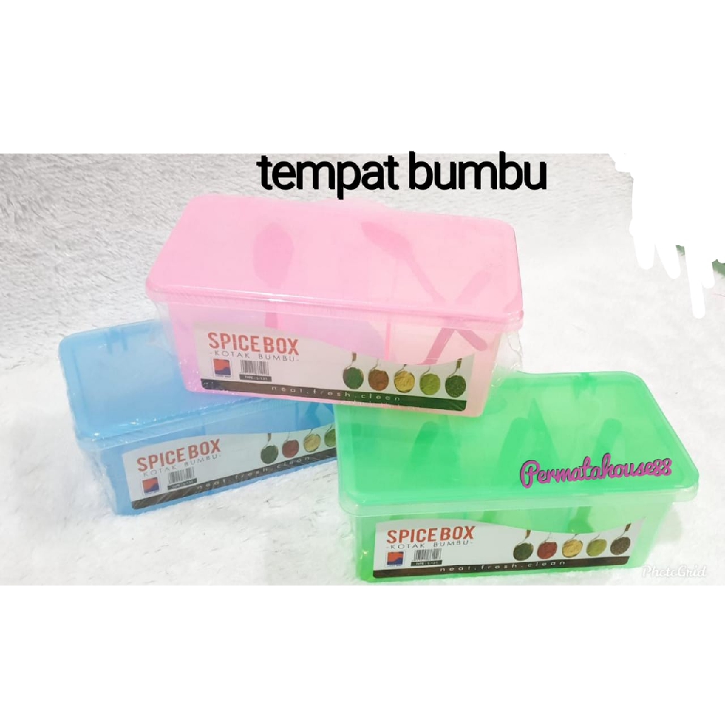 TEMPAT BUMBU DAPUR SPICE BOX 3 IN 1