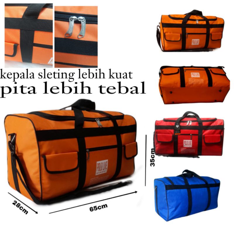 Tas pakaian travelbag jumbo POLO LIVE 70 L tas besar 441