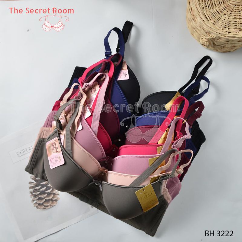 TALLY BRA BH JUMBO 3222 | BUSA TIPIS | ADA KAWAT | CUP D | SIZE 38-44