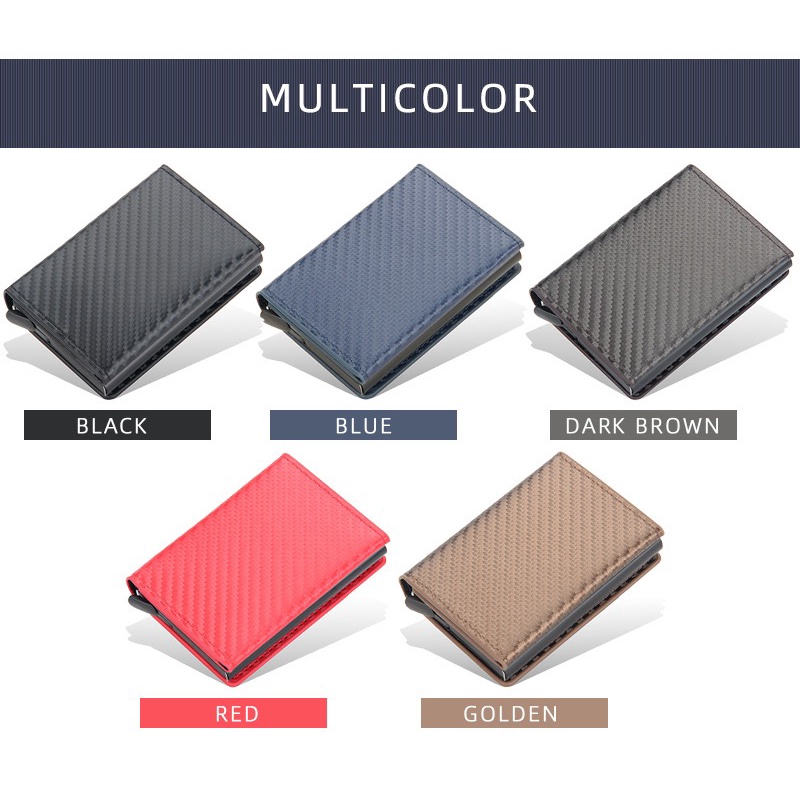 ORIGINAL BAELLERRY K9142 DOMPET KARTU LONTAR DENGAN PENUTUP MAGNET BAHAN KULIT PU HIGH GRADE