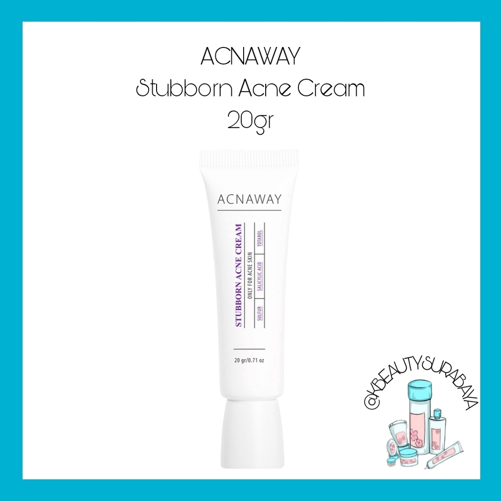 (BPOM) ACNAWAY Anti Acne and Blemish Relief Kit Acne Cream &amp; Acne Patch / ACNAWAY Stubborn Acne Cream