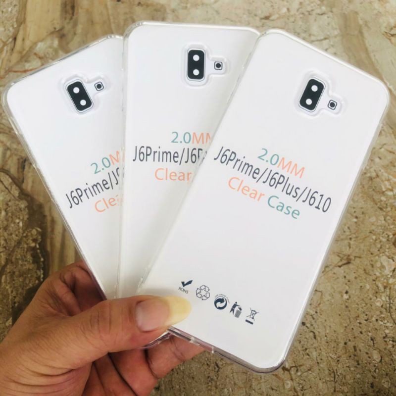 Silikon Jelly Soft Case Bening Samsung Galaxy J6 Prime J6 Plus J610 Softcase