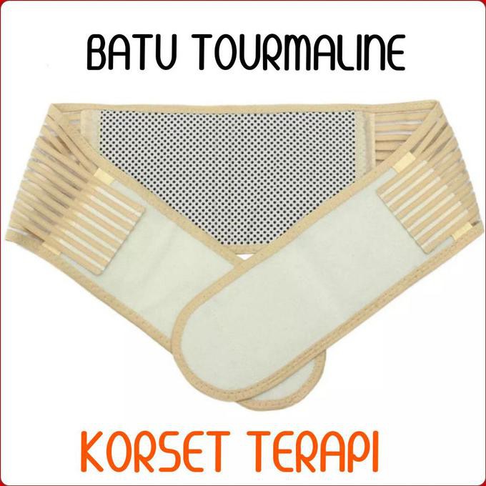 Korset Kesehatan Batu Tourmaline Terapi Syaraf Kejepit DIJAMIN PANAS