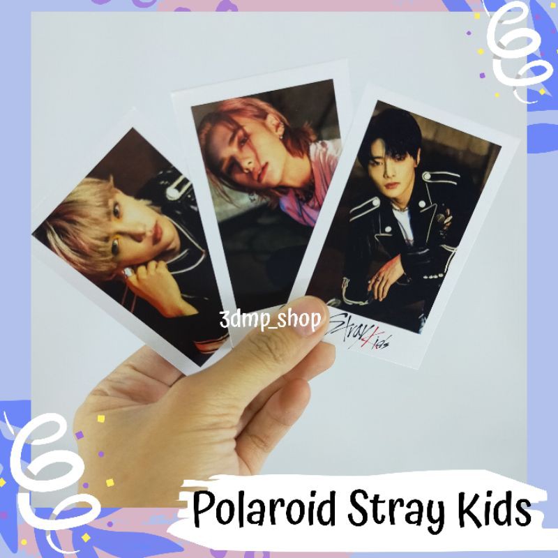 [10 lembar] Polaroid Stray kids kpop In life Hyunjin Felix Jeongin Seungmin Han Changbin Bangchan