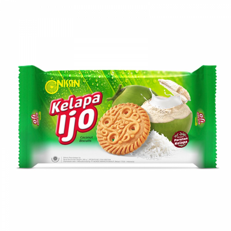 

NISSIN Biscuit Kelapa Ijo Pack 280g