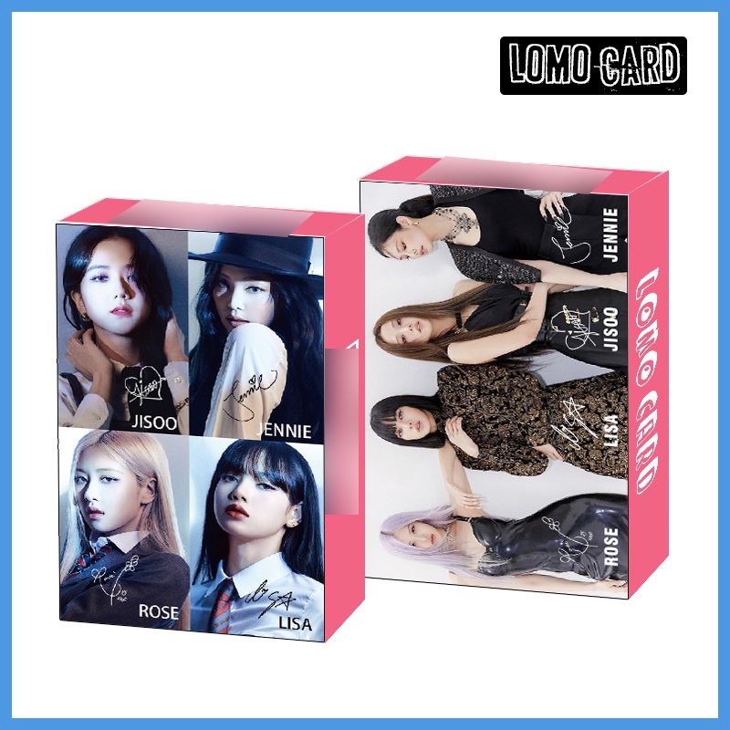 30pcs / Kotak Kartu Foto Album BlackPink Solo of The Ground LOMO