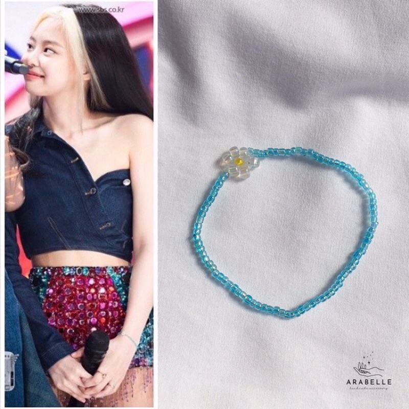 beads bracelet daisy / gelang manik Kpop Idol JENNIE BLACKPINK inspired