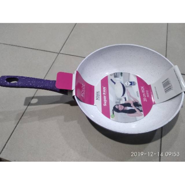 Panci Wok 28cm keramik super pan BOLDE