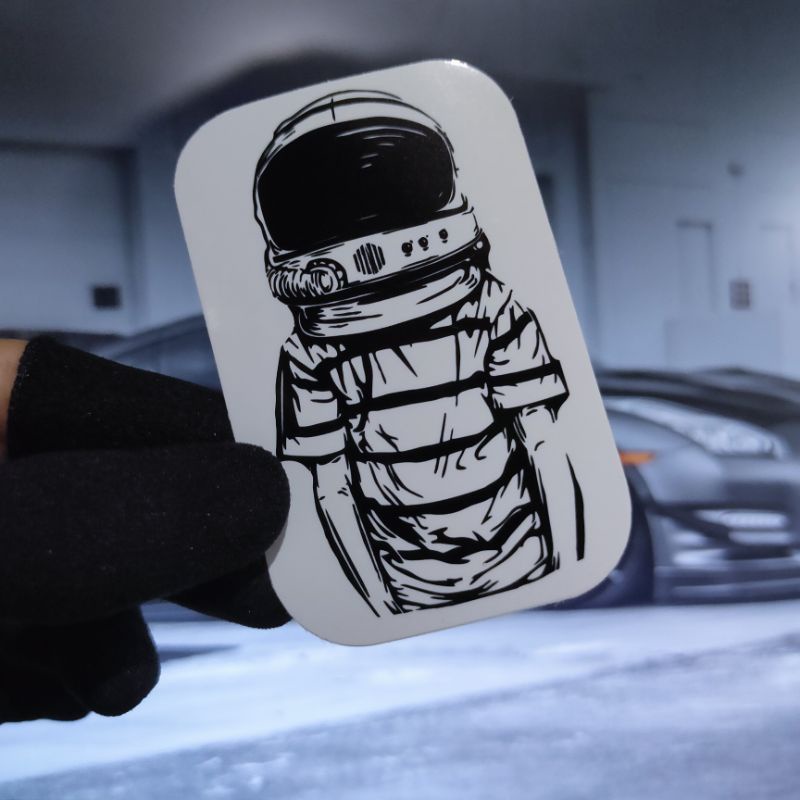 

STICKER ASTRONOUT WHITE series