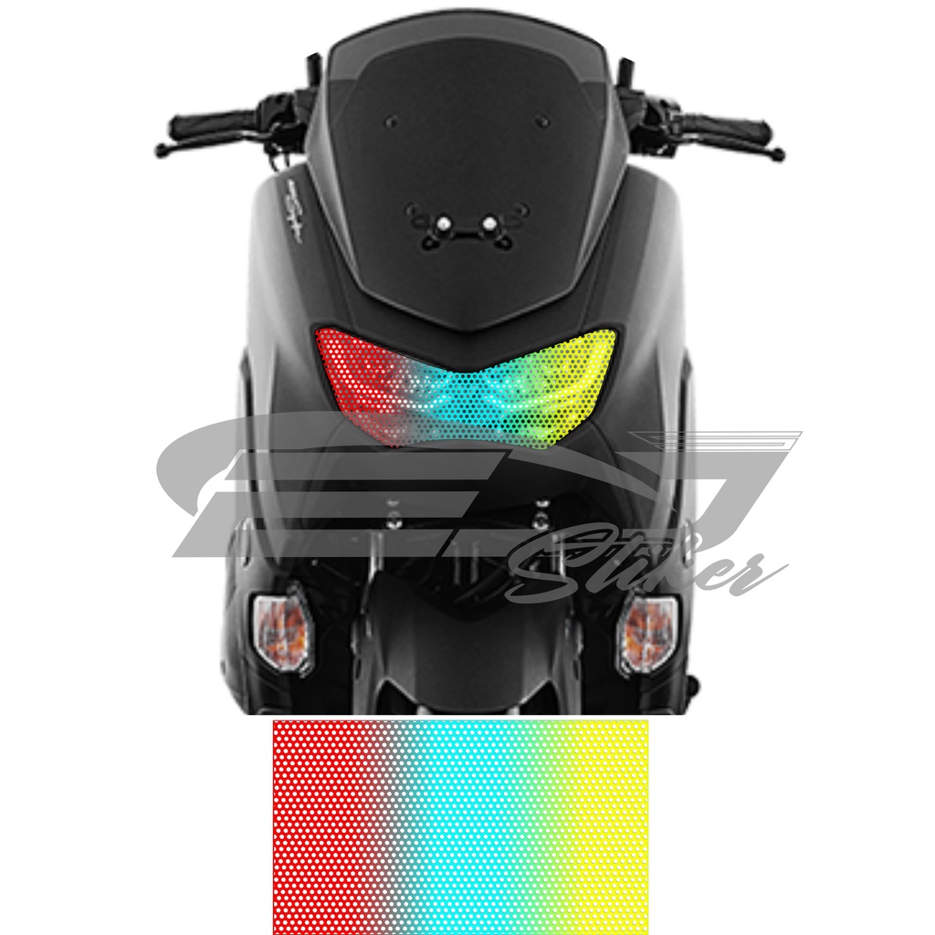 STIKER LAMPU MOTOR  NMAX  / VARIO  / SCOOPY / HIBRID / SKOTLET TRANSPARAN HEADLAMP MOTOR ALL VARIANT